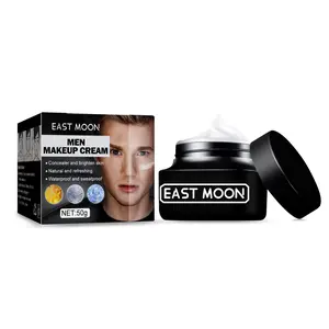 East Moon Men's No-Makeup Cream - Single Item, Waterproof Cosmetic, Light Coverage, Acne Scar & Blemish Concealer, Hydrating Lazy Skin Skincare Moisturizer