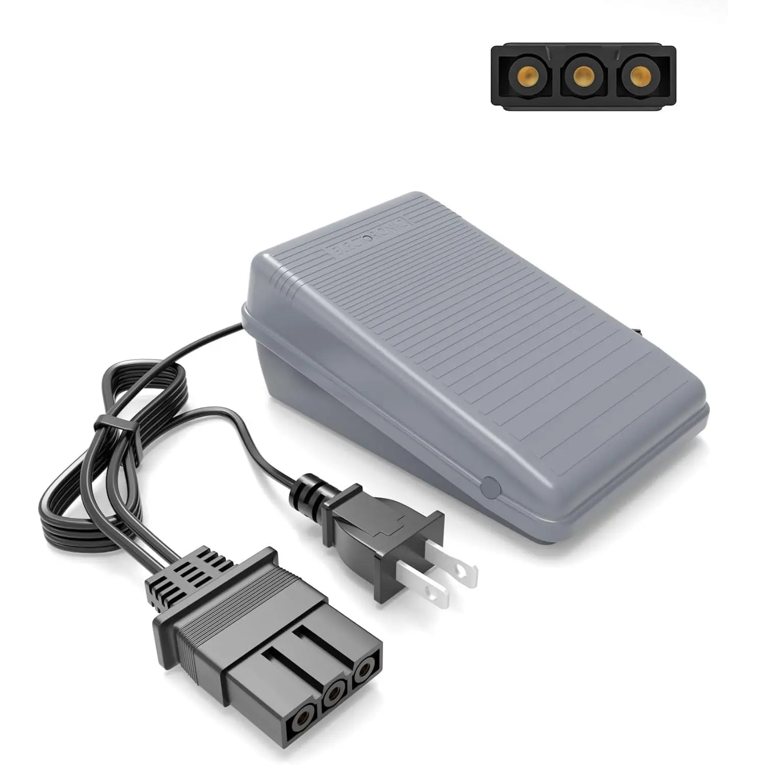Replacement Brother Sewing Machine Foot Pedal and Power Cord Compatible with Brother jx2517 lx3817 ls2125 lx3125 1034d lx2500 xl5130 gx37 ls2400 xr3774 ls1520#j00360051