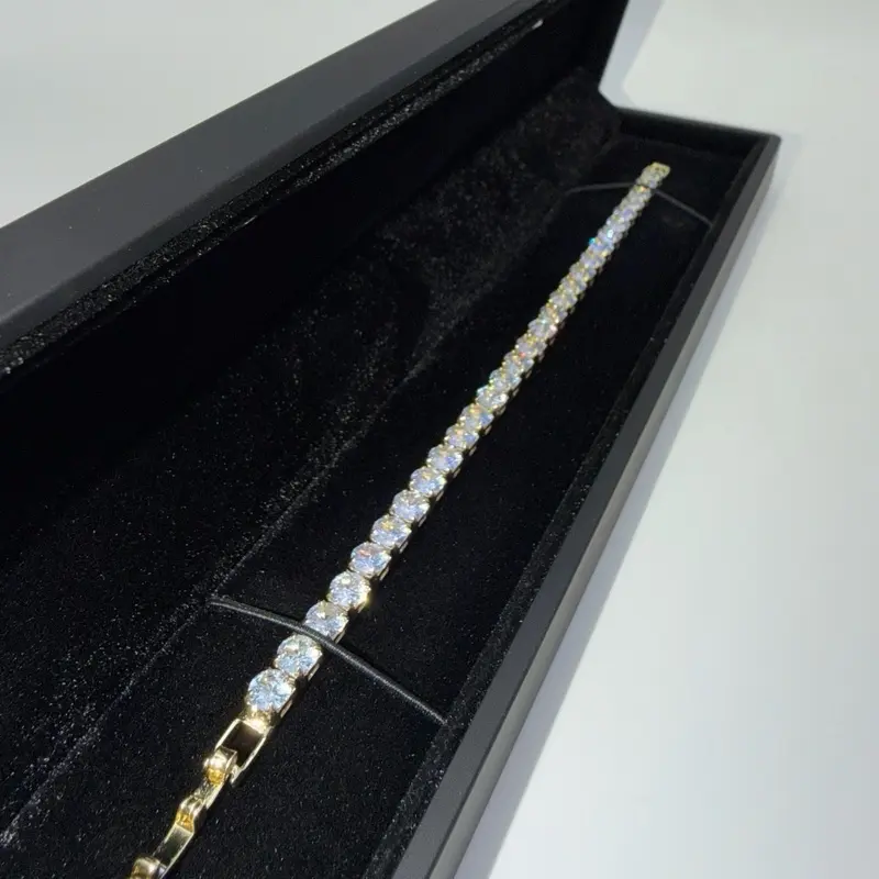 Gold Tennis Bracelet - 5mm