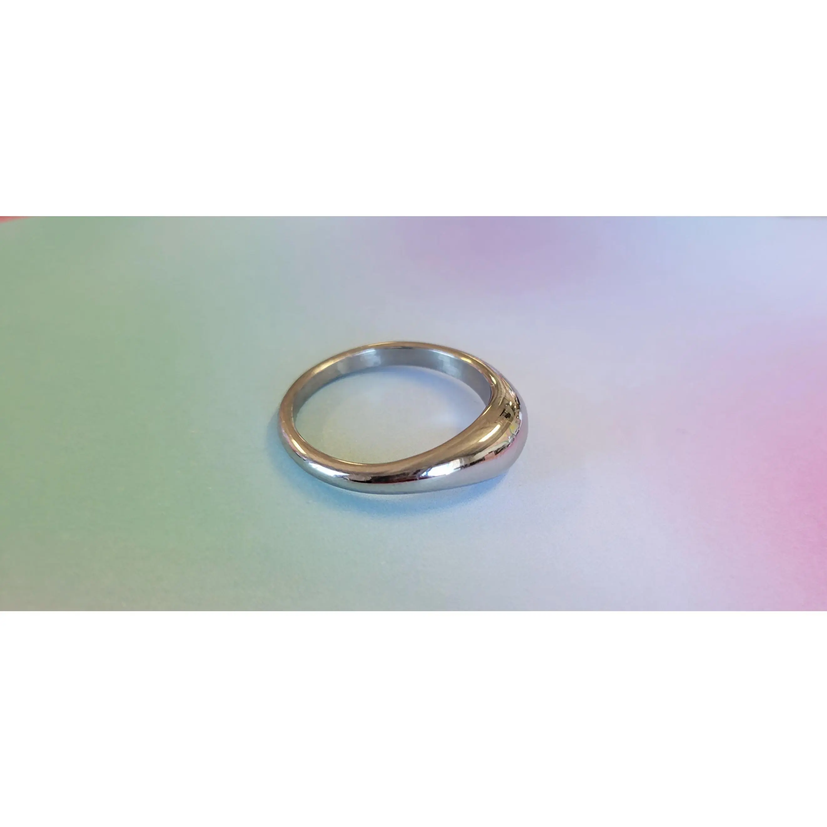 Simple Statement Titanium Ring