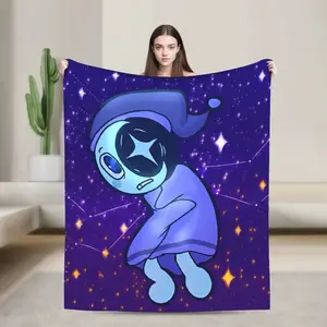 Dandys World Blankets Game Cute Cartoon Fuzzy Awesome Warm Throw Blankets for Home Textile Decor,