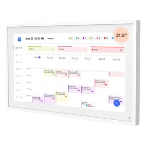 21.5 Inch Smart Digital Calendar, Wall Electronic Calendar, 1920 * 1080 IPS Full HD Touch Screen Display for Family Meal Planner Support - Streamline Household Organization