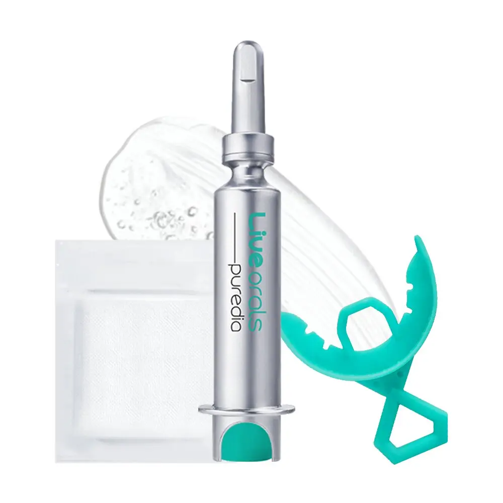 Live Orals PureDia Teeth Whitening Kit - 2 Weeks Supply - 86% Whitening Effect & 7.6 Shades Improvement