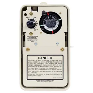 212 MAIN 240V Rainproof Outdoor Pool Equipment Timer - Compatible with Pool Pumps, Equipped with Thermostat, Freeze Protection, and Time Control