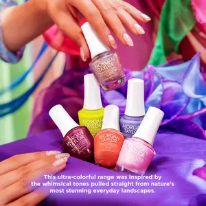 Morgan Taylor Spring Collection Now & Zen - - Professional Lacquer, Vibrant, Chip-Resistant, Fast-Drying, Long-Lasting, High-Shine, Perfect for Manicures & Pedicure, 15mL.
