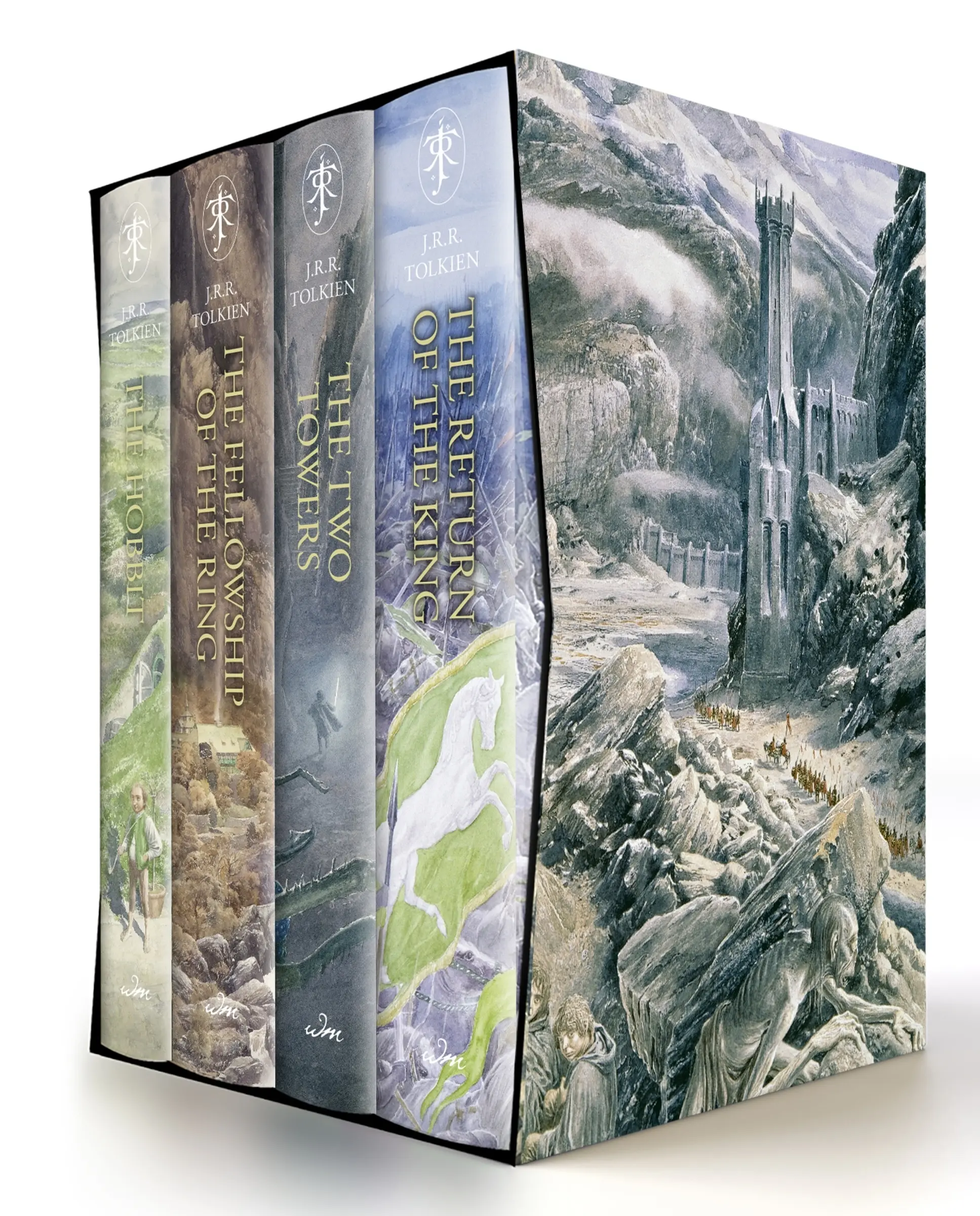 The Hobbit & The Lord of the Rings Illustrated by Alan Lee Box Set: Illustrated by Alan Lee by J. R. R. Tolkien [Hardback Book]
