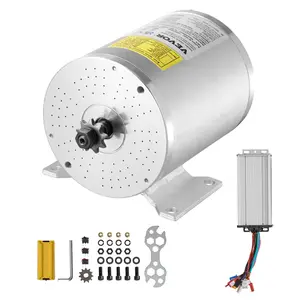 VEVOR 2000W Electric Brushless DC Motor Kit - 48V 4300rpm Motor with Upgraded Speed Controller for Go Karts E-Bike Motorcycle Scooter