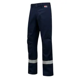 Mens Hard Yakka Workwear Pants Sheildtec Fire Resistant Cargo Tape Safety Y02670
