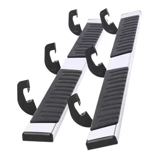 GARVEE 6 Inch Running Boards,Side Steps for 2007-2018 Chevy Silverado/GMC Sierra 1500, 2007-2019 2500HD 3500HD, 2019 Sierra 1500(Exclude 07 Classic), Stainless Steel Nerf Bars