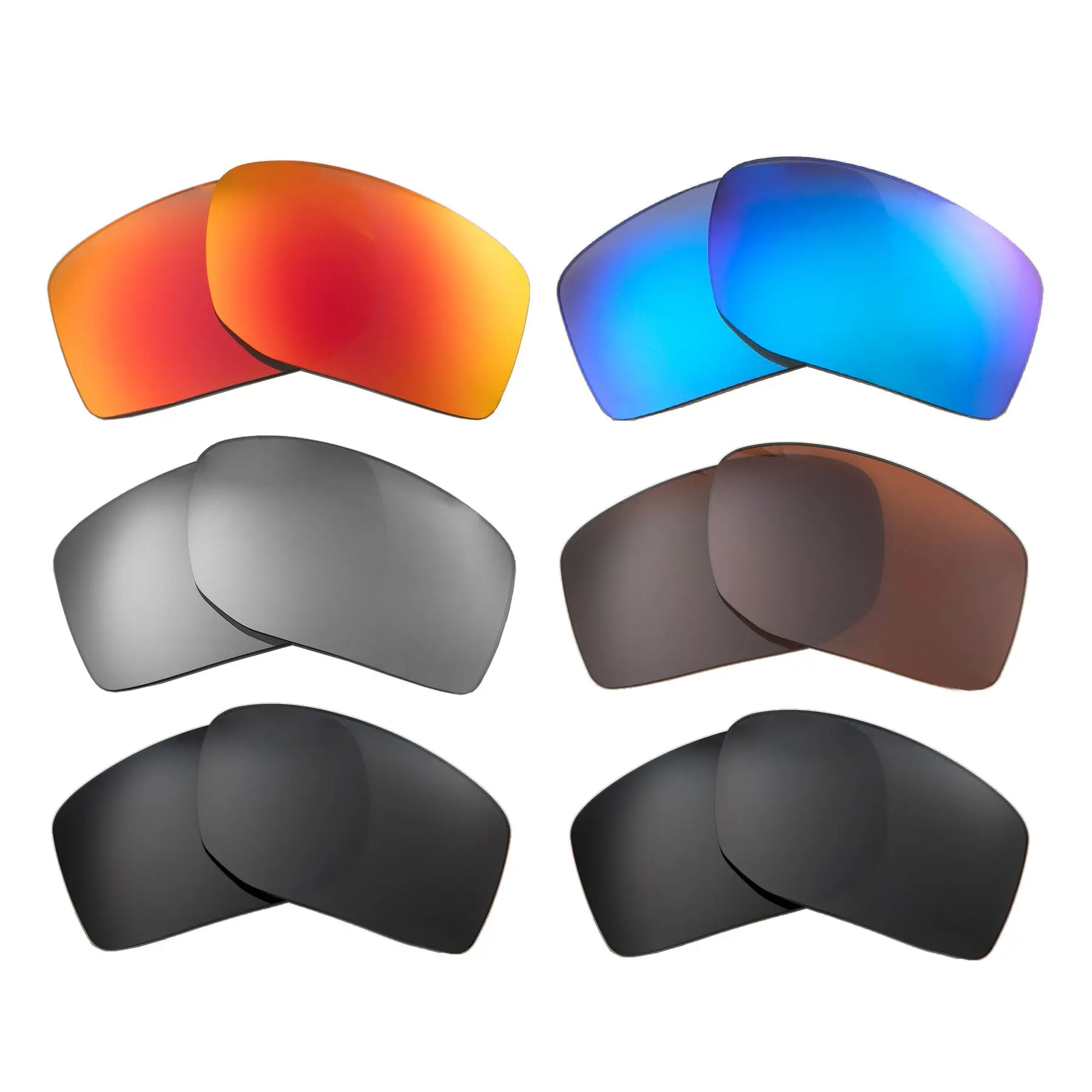 Walleva Replacement Lenses for Oakley Gibston XL (OO9470 Series)