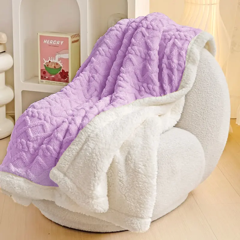 Snooztex Ultra-Soft Double-Layer Nordic Blanket - All-Seasons Multi-Purpose Comfy Bedding/Throw for Modern Bedroom, Sofa, Available in 3 Sizes (Twin, Queen, King), Multi-Purpose,Blanket