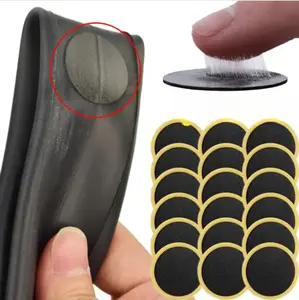 20 PCS Quick-Fix Tire Repair Kit - Heavy-Duty All-in-One Puncture Sealant with Precise Applicator Tool & Black Golden Adhesive Patches for Road Mountain Hybrid Bicycles Compatible with Presta Valves