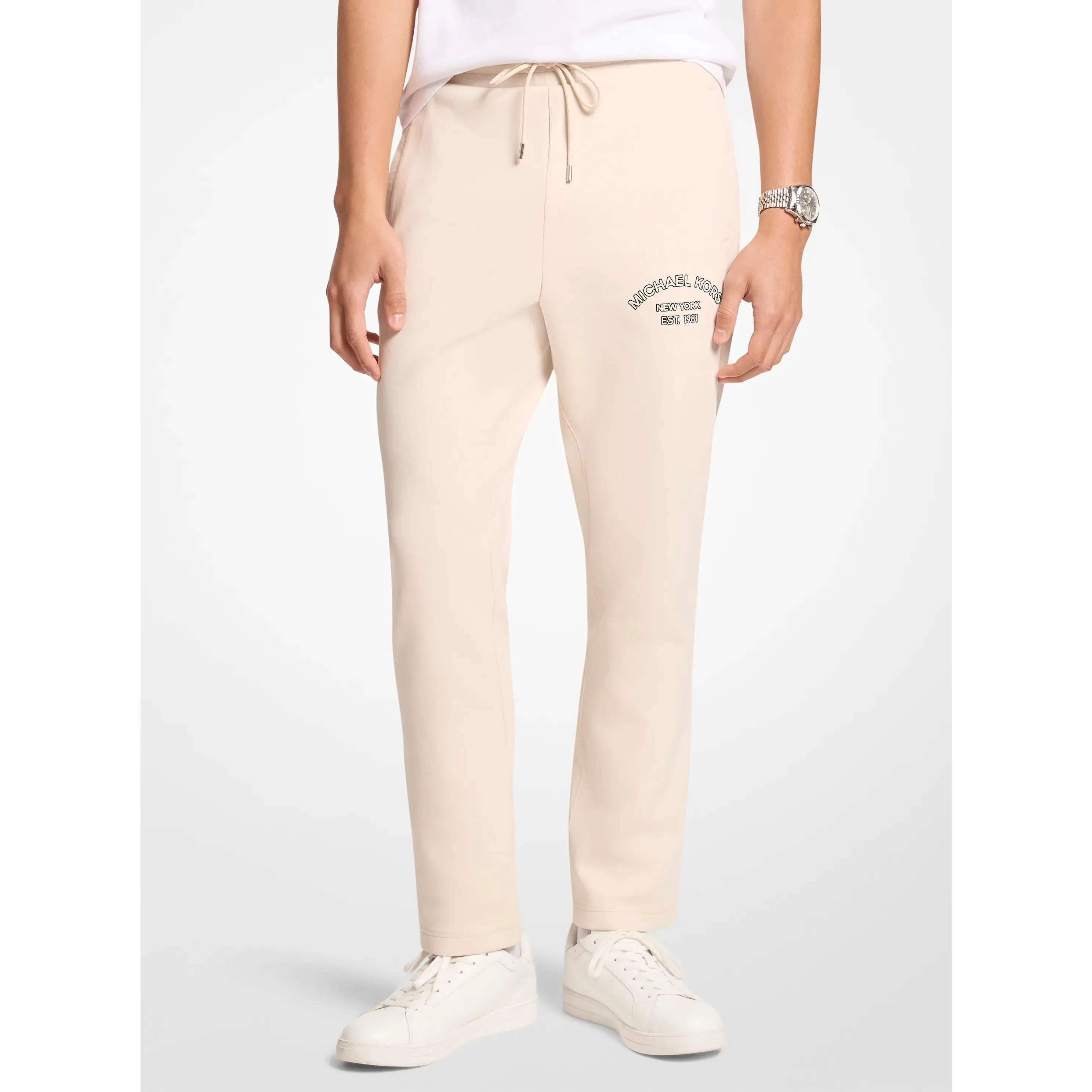 Logo Cotton Blend Joggers