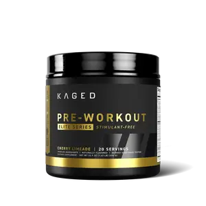 Kaged Pre Workout Elite Powder | Stimulant Free | Caffeine, Creatine, Beta Alanine, L-Citrulline | 30 Servings