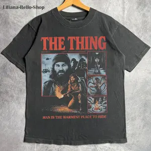 The Th.i.ng Movie Shirt, 80s Sci Fi Horror Gift Men Women, Oversize, Womens, Mens, Retro Shirt, Vintage Graphic Tee