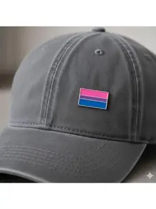Bisexual Flag Rectangle Lapel Pin – LGBTQ+ Pride Statement Piece – Queer Identity Accessory – Ally Support Gift