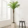 7/8/9 Ft Realistic Artificial Palm Tree - Tropical Fake Plant for Patio Home Garden Decoration Tall Green Leaves No Need to Prune or Water Father's Day Gift Autumn Decoration Decorative Ornaments Fruit Fake Flower Fake Flower Basket Mother's Day Gift