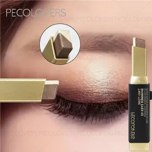 2-color Shimmer Highlighter,Glitter Eyeshadow Pencil ,Long-lasting Eye Shadow Stick, High Pigmented Metallic, Eye Makeup, Cosmetic, Suitable For Halloween, Christmas & Holiday Make up