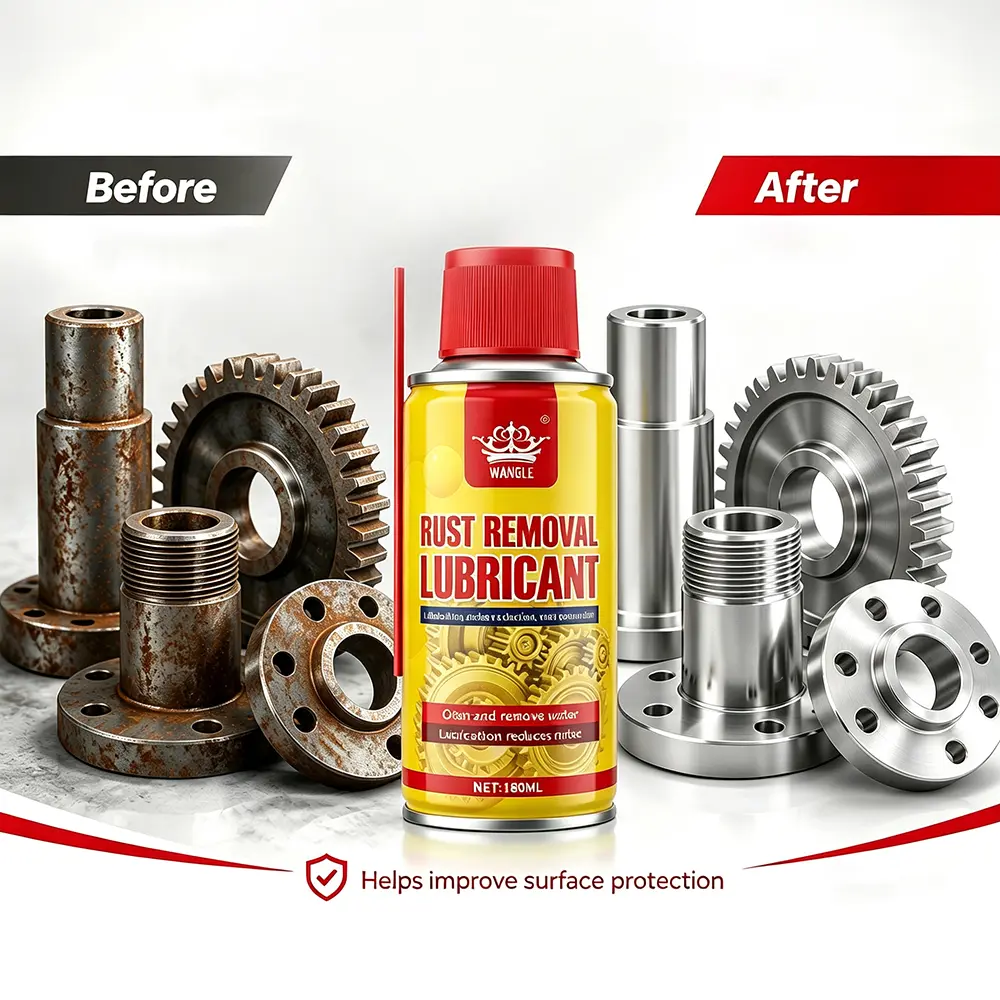 Multi-Purpose Rust Removal Spray – Lubrication, Anti-Corrosion & Quick Release for Stuck Metal Components