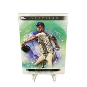 Topps 2024 Inception All Star Zach Wheeler Philadelphia Phillies Baseball Card Featuring Vibrant Design and Player Action