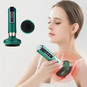 Electric Vacuum Cupping Massager, 2pcs USB Rechargeable Multi Gear Electric Suction Cup, Body Scraping Tool, Household Massager for Women & Men
