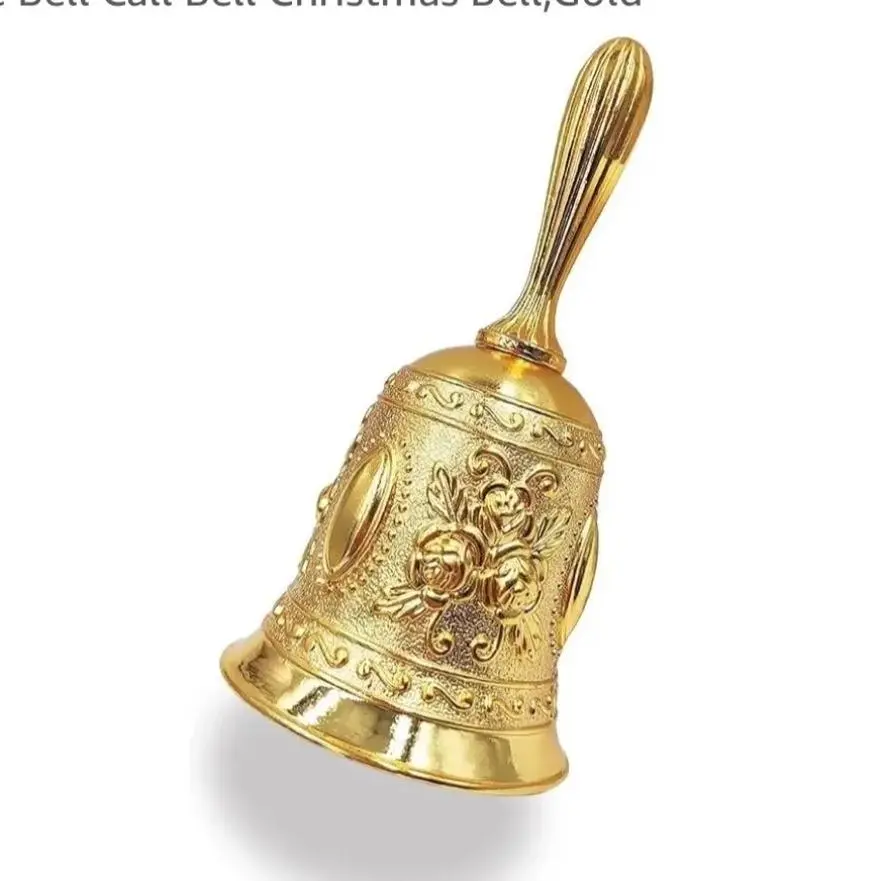 Golden Handbells Decorative Bells for Wedding Meditation Home Decor Doorbell Golden Handbells Decorative Bells for Wedding Meditation Home Decor Doorbell