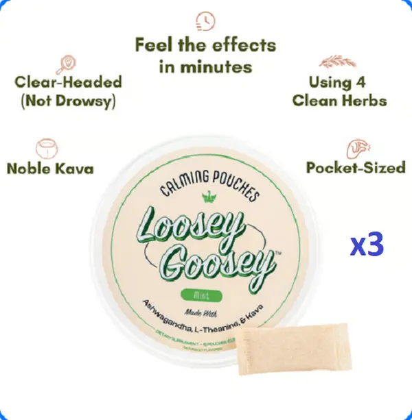 Loosey Goosey 3 Pack of Calming Pouches