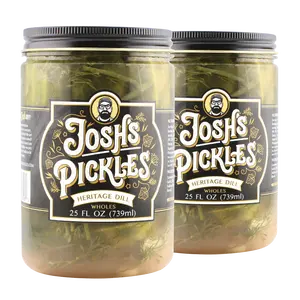 2 Pack - Heritage Dill Whole Pickles 25 fl oz | ships on ice Mon-Wed