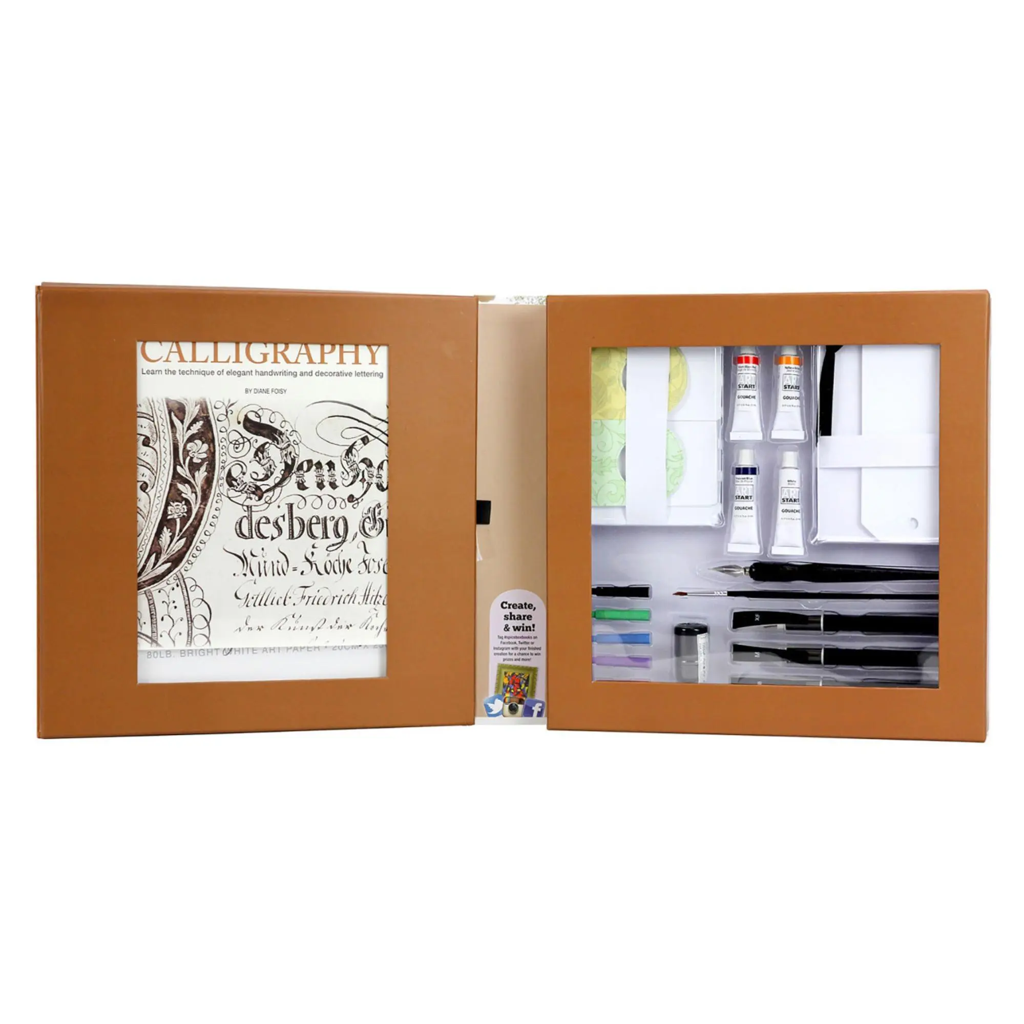 SpiceBox Introduction to Calligraphy Kit Set