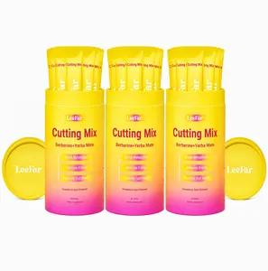 3 Pack LeeFar Cutting Drink Mix – | HB Strawberry Açaí Flavor – | (30 Servings)