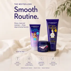 TRIO - bikini bump BLASTER + don't grow THERE + completely SMOOTH Bundle