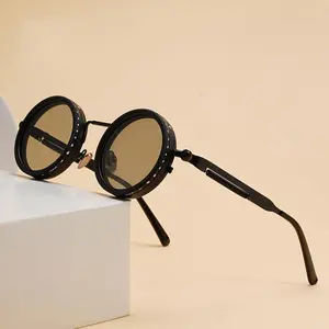 2026 New Model ND9 Unisex Adjustable Photochromic Sunglasses, HD Polarized Unique Punk-Style Fashion Eyewear