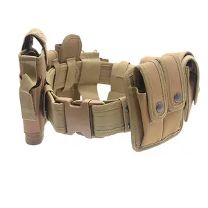 Outdoor tactical ten-piece belt security duty waist wrap operation tool accessory waist belt quick-release outer belt