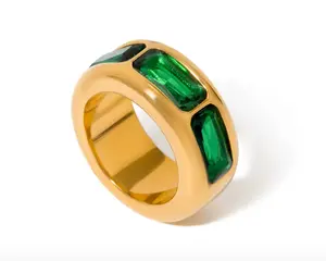 Green Stone Ring