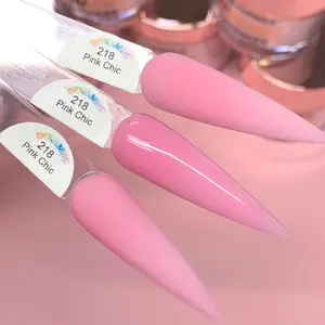 Dynamic Nail Supply Acrylic Powder (#218) Pink Chic - Cute Pink Color for any occasion