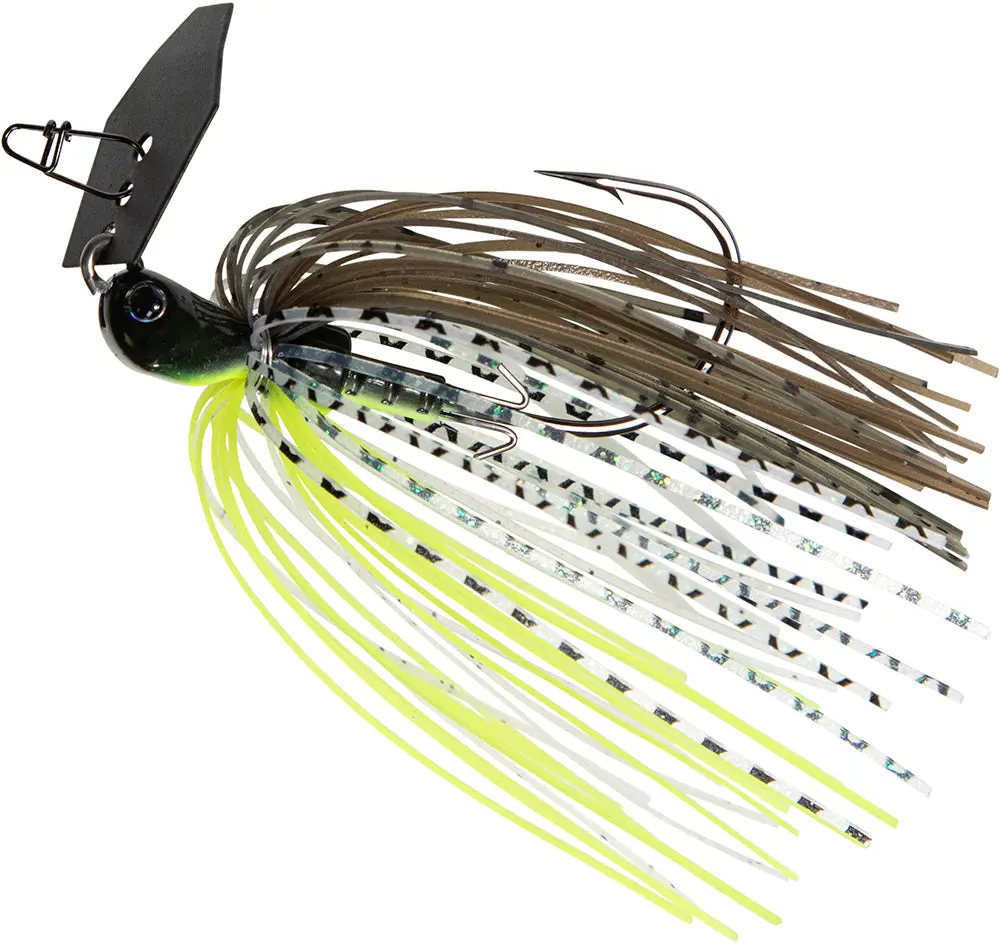 Z-Man Jack Hammer Baby Jack Chatterbait - 3/8 oz Bass Fishing Gear, Largemouth Bass Lure with Balanced Shape, Compact Blade, Silicone Skirts
