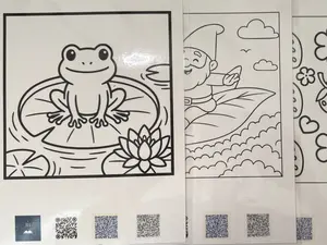 3 Protective Sheets :Wipe-Clean Designs