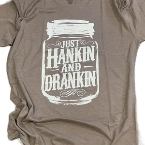 Just Hankin and Drankin Vintage Style Tee - Unisex Streetwear for Men and Women - Cotton, Comfort