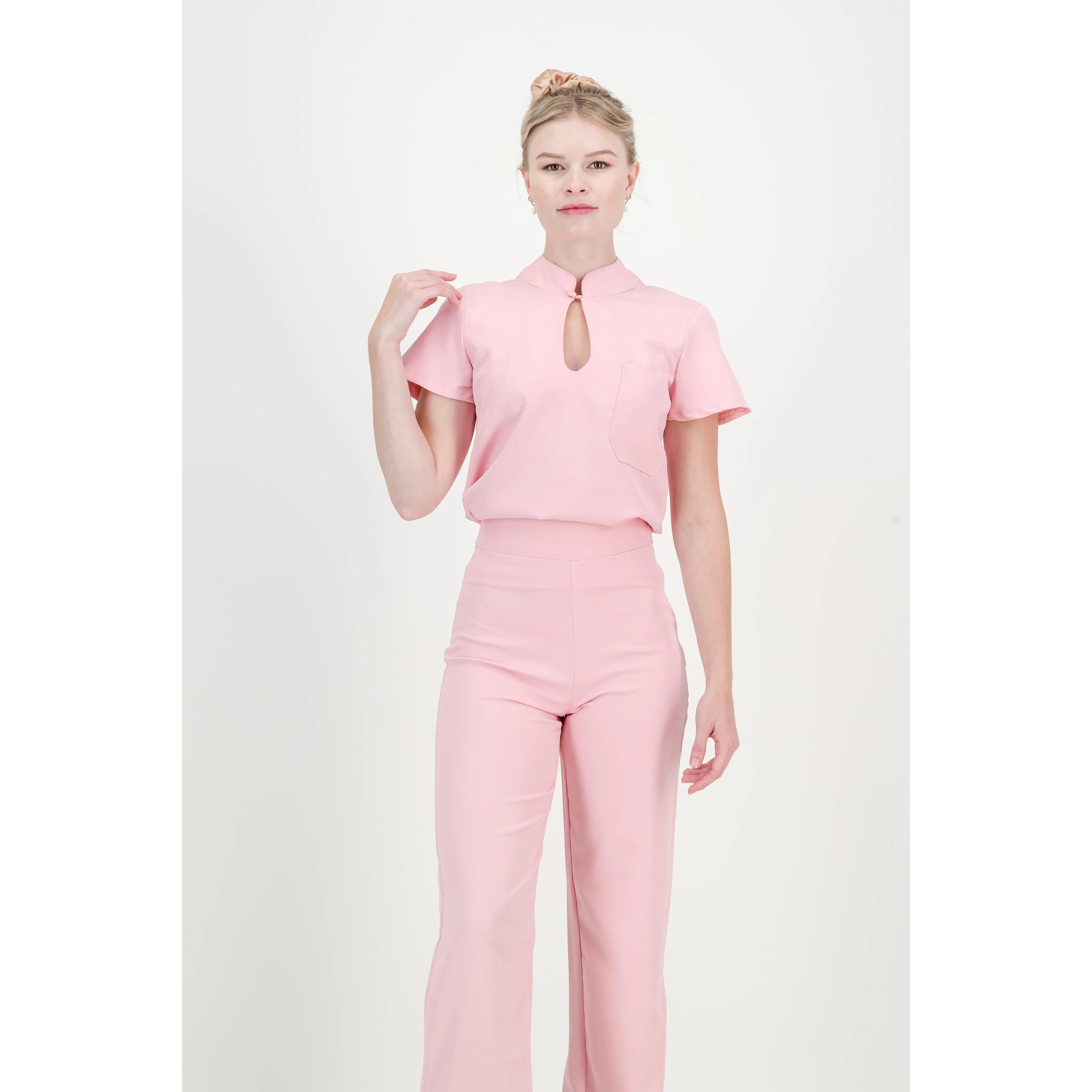Women's Kyoto Top - Baby Pink