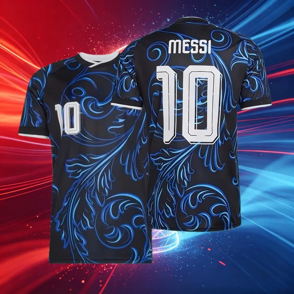 2026 Away 10# Messi Argentina Short and Long Sleeve Soccer Jersey