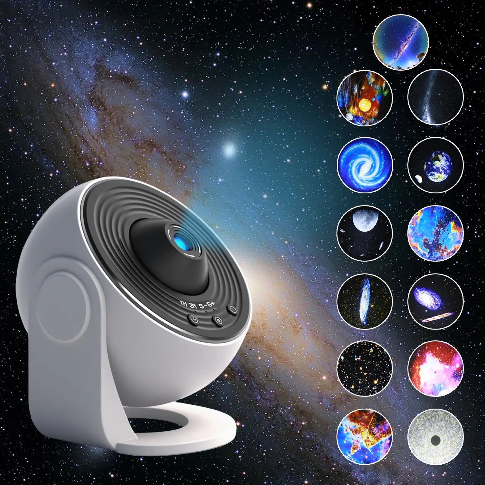 Galaxy Projector Light 13 in 1 Planetarium Projector Pro for Bedroom, Star Projector Galaxy Light, Ceiling Night Light Milky Way Mood Lighting with Timer, Astronaut Lamp Night Light