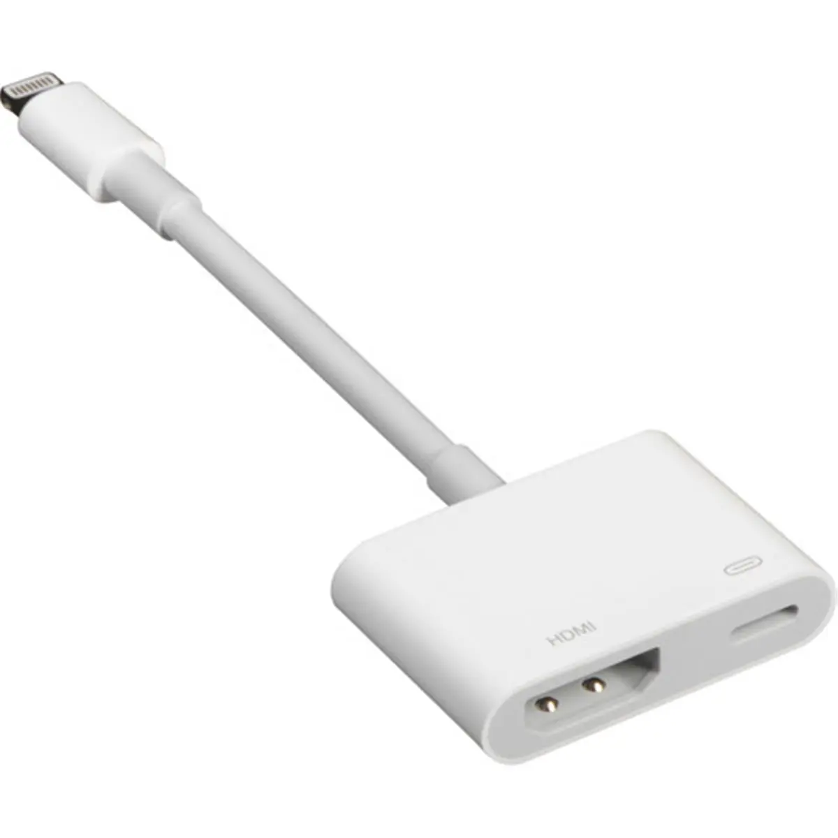 Apple Lightning Digital AV Adapter (MD826AM-A) - Full HD 1080p Video Output Converter, Screen Mirroring for iPhone 5, iPad Mini, TV, Projectors, Content Display
