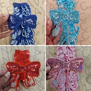 Sequin Nurse Bow Hat Patch (3 Patches)