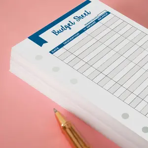 20pcs Expenses Tracker Budget Sheets, A6 Money Saving Wallet Inserts, Budget Envelopes, Money Envelopes, Budget Planner, Bill Organizer, Stationery Supplies