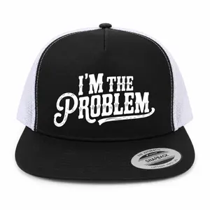 I'm The Problem Snapback Trucker Hat, Uni Men Women's Accessories, Dad hat,Gift For Friends,Family,rowdy hat，Father's Day gift