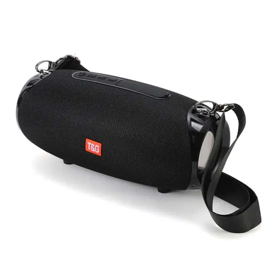 T&G Wireless Portable Speaker, Portable Audio Solution, Audio Speakers, Lightweight, USB Rechargeable Bluetooth-compatible Stereo Speaker with Built in Microphone, Outdoor Waterproof Subwoofer Speaker for Home, Office, Outdoor