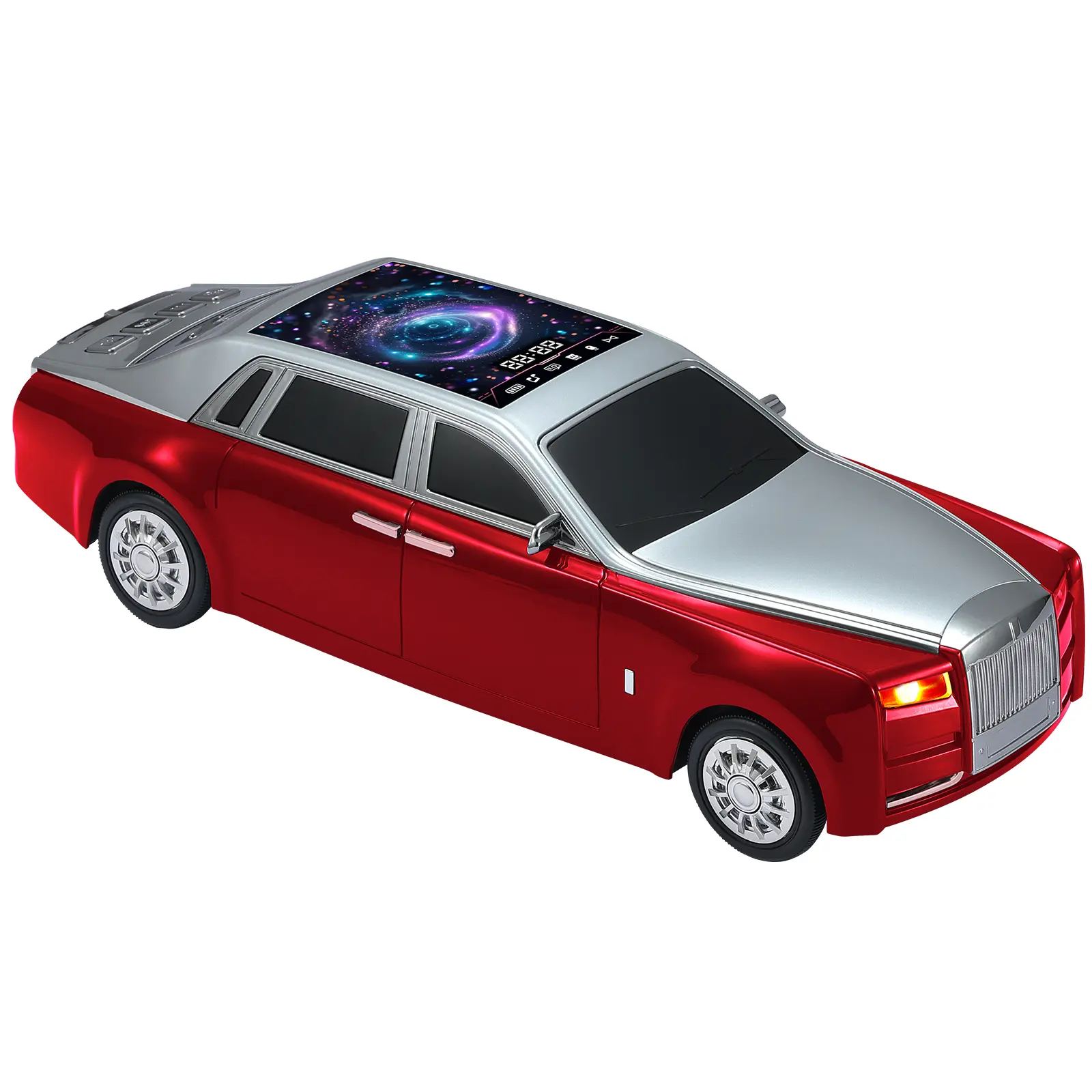 WSTER WS-610 Portable Retro Bluetooth Speaker, Vintage Rolls Royce Vehicle Shape, Supports TWS, FM Radio, USB, TF Card, AUX Input, Rechargeable Batteries, Dad Gifts, Collectibles,back to school,back to school haul