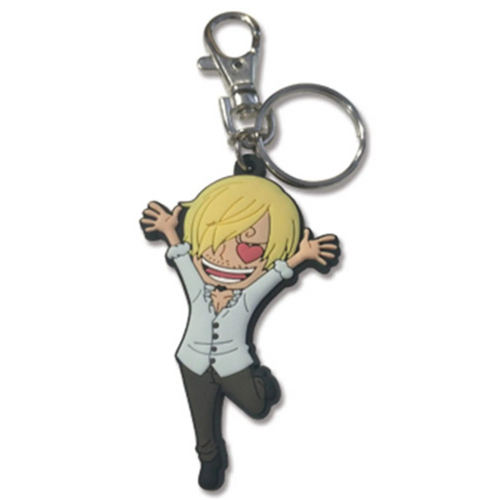 One Piece - Vinsmoke Sanji In Love PVC Keychain