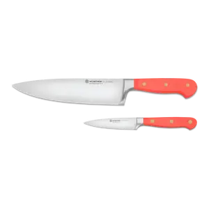 Classic 2-Piece Starter Knife Set - Coral Peach