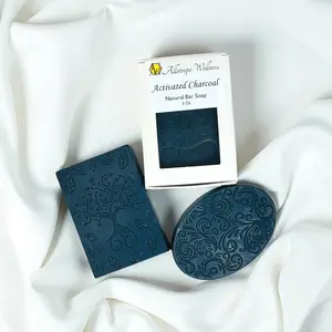 Activated Charcoal Soap - Natural Vegan Formula for Cleansing & Refreshing Skin,  Facial Wash Cleanser